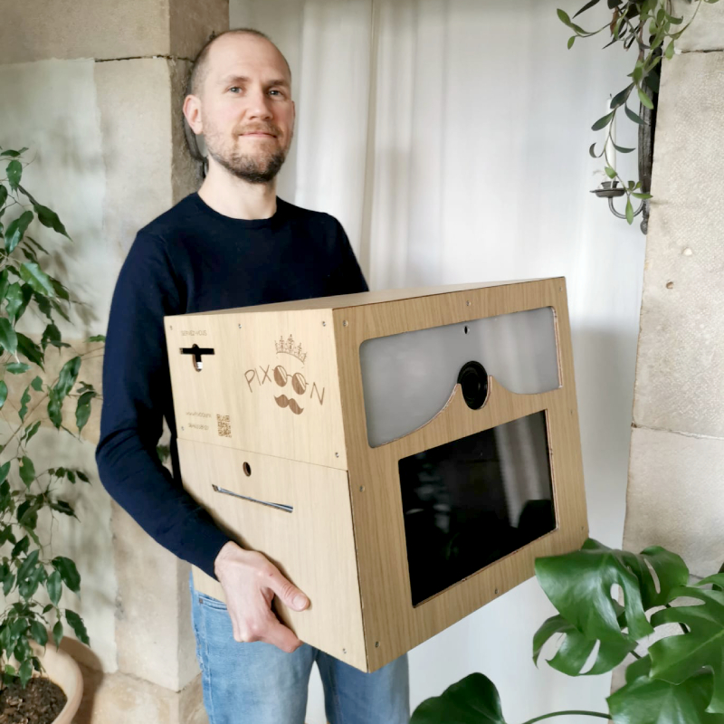 Photobooth Pixoon en bois